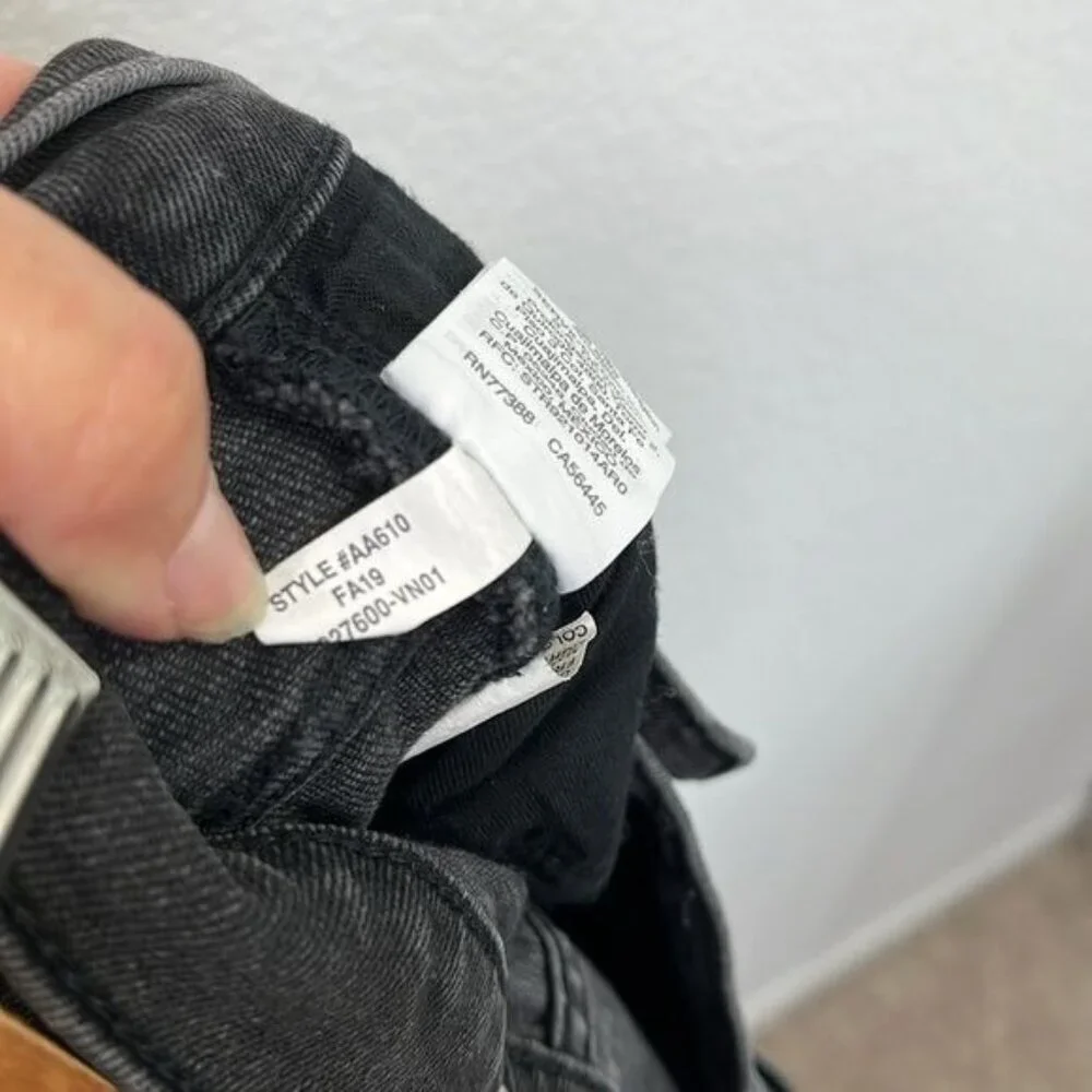 Madewell The High-Rise Slim‎ Boyjean in Lunar Wash size 24